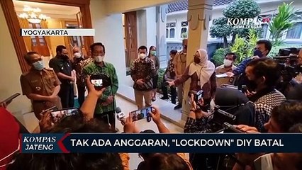 Tak Ada Anggaran, Lockdown DIY Batal