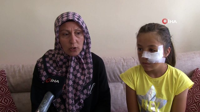 Amcaoğlu küçük kıza demir boruyla dehşeti yaşattı