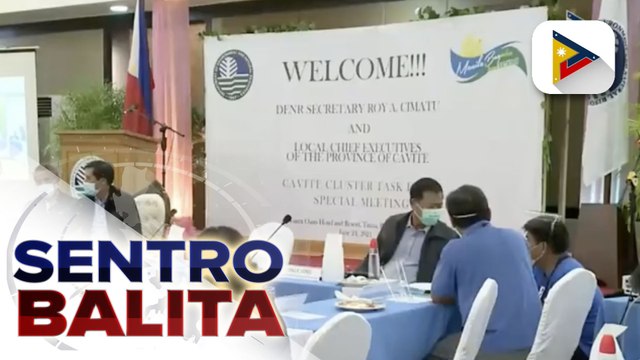 DENR, pinulong ang mga lokal na opisyal ng Cavite dahil sa mga basurang napupunta umano sa Manila Bay; pagtatayo ng sanitary landfill sa Cavite, ipinanukala