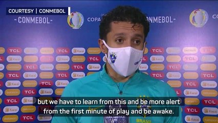 Скачать видео: Marquinhos urges Brazil to ‘wake up’ with tougher tests ahead