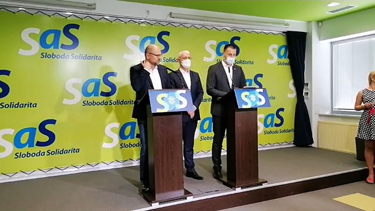 ZÁZNAM: TK strany SaS k protikrízovým opatreniam