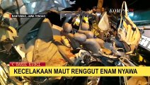 Tabrakan Maut Libatkan 4 Kendaraan di Banyumas, 6 Orang Tewas