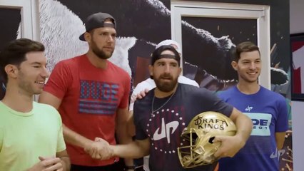 Concrete Shoes Football Battle | Dude Perfect