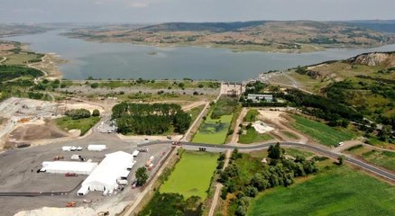 Kanal İstanbul'un temelinin atılacağı alan havadan görüntülendi