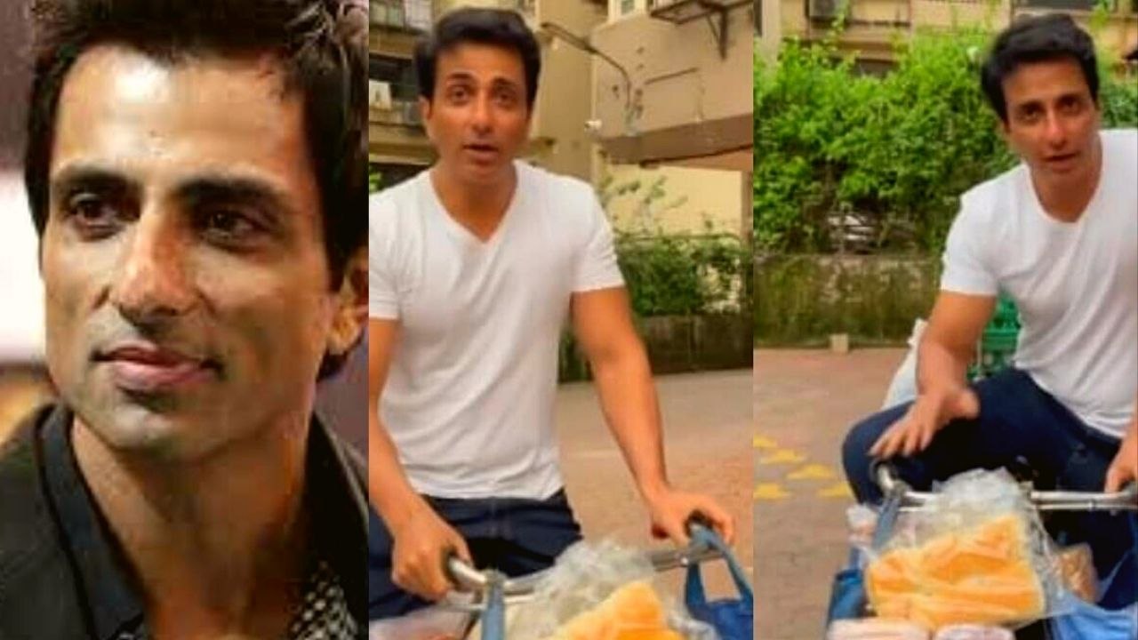 Sonu Sood ने साइकिल पर खोला अपना सुपरमार्ट, घर-घर जाकर बेच रहे अंडे और ब्रेड | FilmiBeat