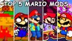 Top 5 Mario Mods - Friday Night Funkin’