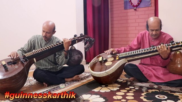 THILLANA - KAMACH - VEENA DUO - CARNATIC VEENA - INSTRUMENTAL - SARASWATHI VEENA - KARTHIK VEENA
