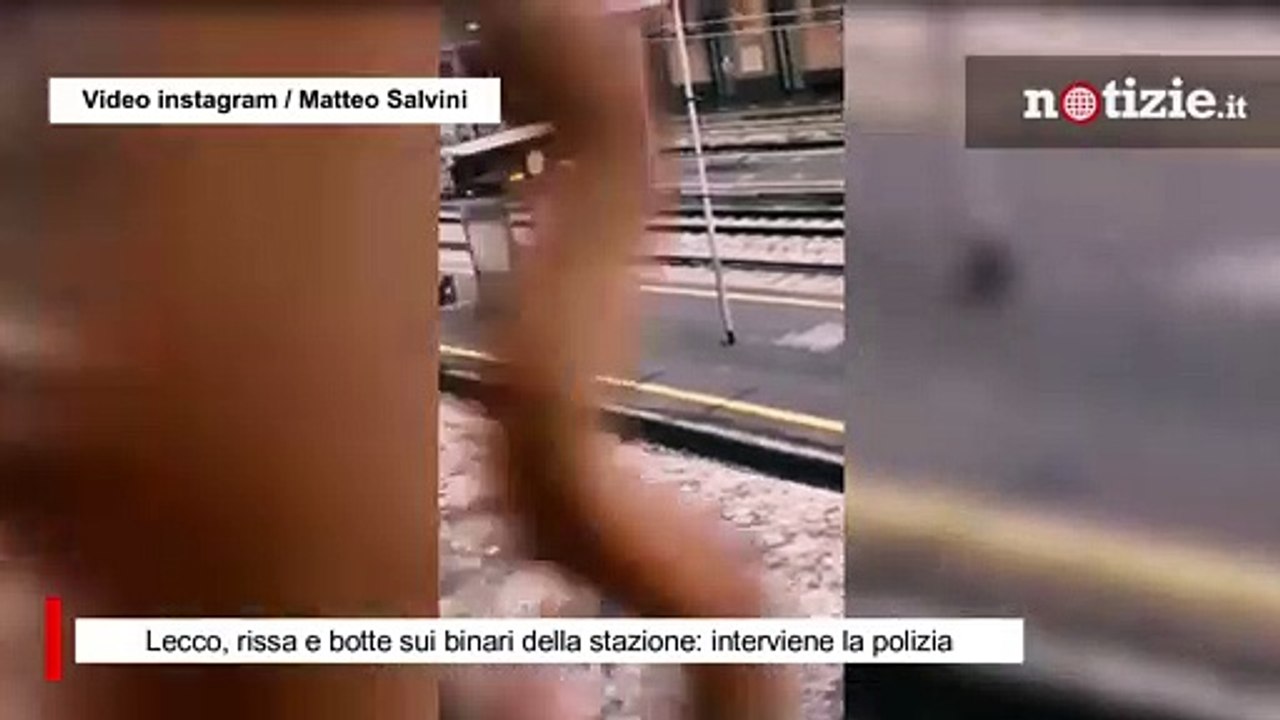 Lecco, rissa e botte sui binari della stazione: interviene la polizia