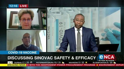 Discussing Sinovac vaccine saftey and efficacy