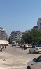 Tüfekli, kürekli ve bijon anahtarlı kavgalar kamerada