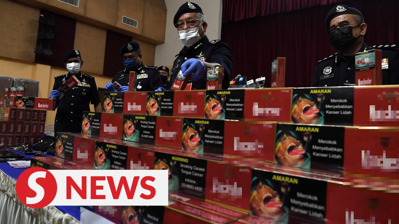 Contraband cigarettes worth RM13.86mil seized
