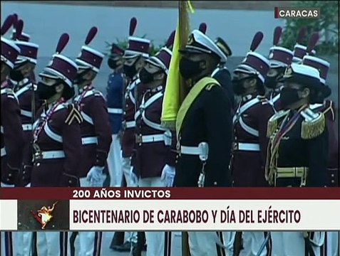 Izada de Bandera Nacional | Acto conmemorativo del Bicentenario de Carabobo y Día del Ejército Bolivariano