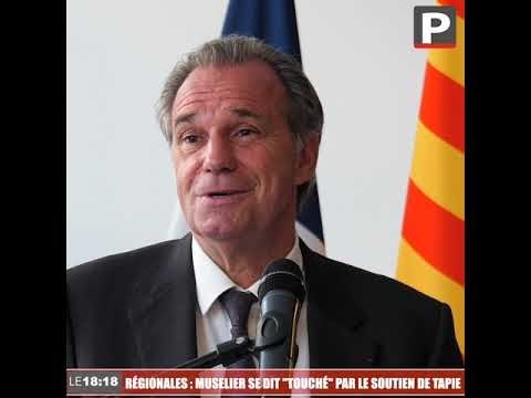 Régionales en Paca : Renaud Muselier se dit touché par le soutien de Bernard Tapie