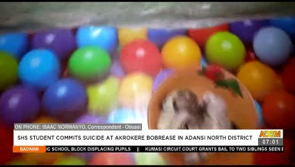 Regional Report: SHS student commits suicide at Akrokere Bobrease in Adansi North District (24-6-21)