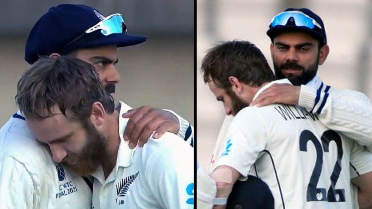 This viral photo of Virat Kohli hugging Kane Williamson after WTC Final loss is winning the internet