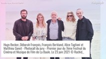 Alice Taglioni lumineuse et sans maquillage au festival de La Baule