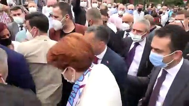 Akşener'den silahlı saldırıya uğrayan Yomra Belediye Başkanı Mustafa Bıyık’a geçmiş olsun ziyareti