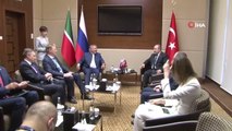 Bakan Varank, Tataristan Cumhuriyeti Cumhurbaşkanı Minnihanov ile bir araya geldi