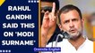 Rahul Gandhi appears before Surat Court in the defamation case| Modi Surname | Oneindia News