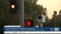 Would extending the yellow light at traffic signals curb red-light running?