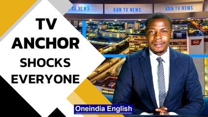 Zambia TV anchor interrupts bulletin to claim that they were not paid by the channel | Oneindia News