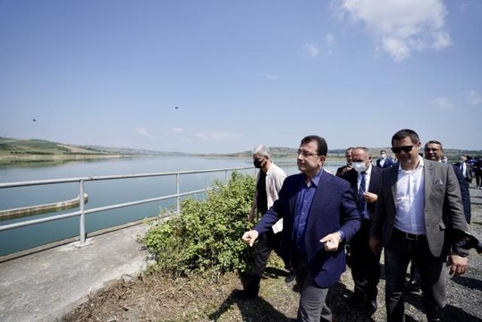 İBB Başkanı İmamoğlu, Sazlıdere Barajı'nda Kanal İstanbul basın toplantısı düzenledi Açıklaması