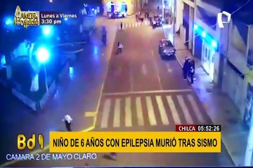 Sismo en Mala: menor fallecido no estaba tomando sus medicamentos, según sus familiares