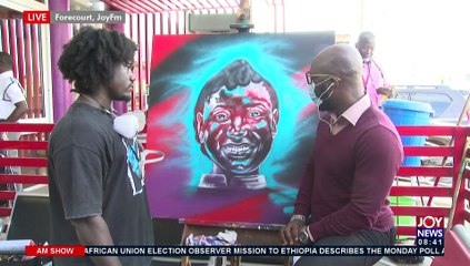 Ashenso paints on AM - AM Showbiz on Joy News (24-6-21)