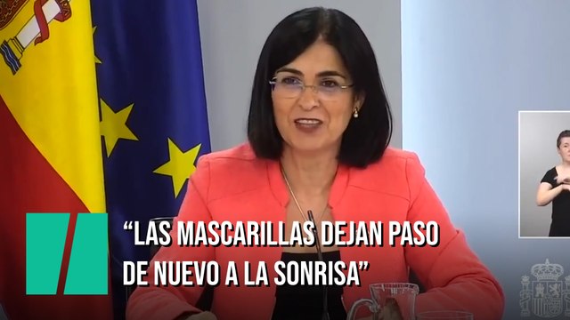 Carolina Darias: “Las mascarillas dejan paso de nuevo a la sonrisa”
