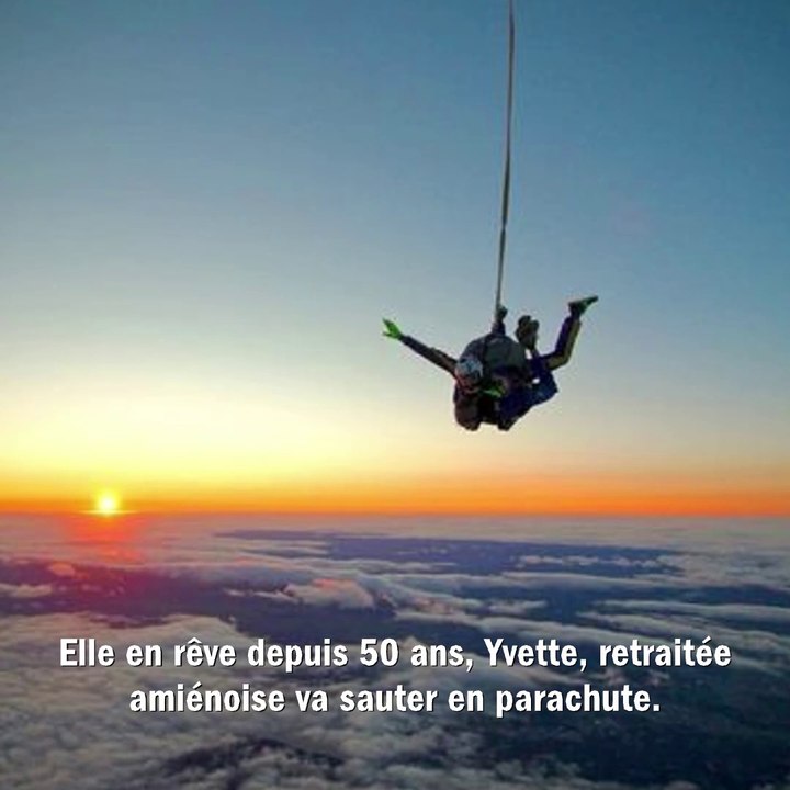 Yvette, 71 ans, va enfin réaliser son rêve de saut en parachute