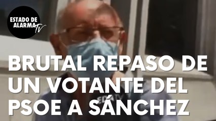 Brutal repaso de un votante del PSOE a Sánchez tras los indultos: “En lo que me queda de vida”