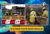 Por ampliación norte del Metropolitano: extienden desvío vehicular hasta av. Los Incas