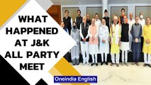 PM Modi meet with J&K leaders ends after 3 hours: Here is what happened | Oneindia News