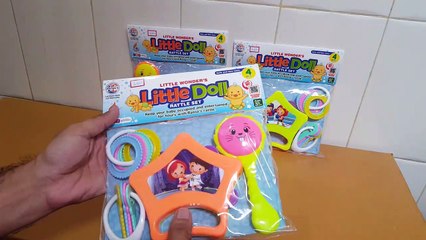 Unboxing and Review of  Buy Ratnas Little Doll Rattle Set of 4 pcs for kids gift