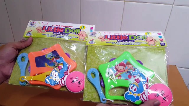Unboxing and Review of Ratnas Little Doll Rattles Set Of 3 for kids gift