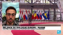 Relance du dialogue Europe / Russie : V. Poutine favorable à la proposition franco-allemande