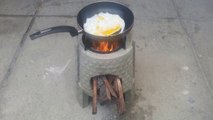 How To Make Wood Stove using Laundry Basket and Cement