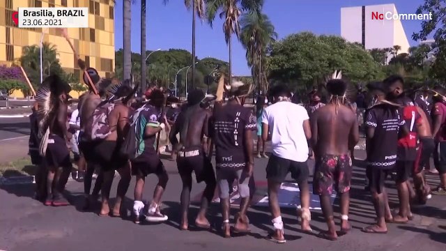Indigenous protest Brazil bill that could weaken land rights