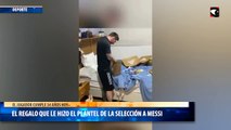 El regalo que le hizo el plantel de la selección a Messi