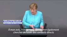 Angela Merkel pour des 