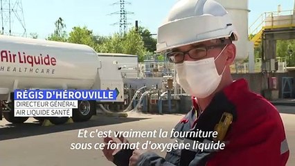 En France, la pandémie ralentit, les livraisons d'oxygène continuent