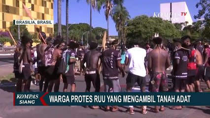 Warga Pribumi Brazil Protes RUU yang Mengambil Tanah Adat