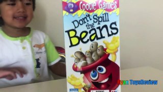 Family Fun Game For Kids Don'T Spill The Beans With Egg Surprise Toys