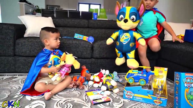 Mighty Pups Paw Patrol Toys Movie Night Fun With Ckn