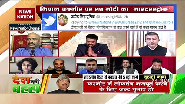 Desh Ki Bahas : Kashmiri Pandits have not figured in PM Modi's meeting