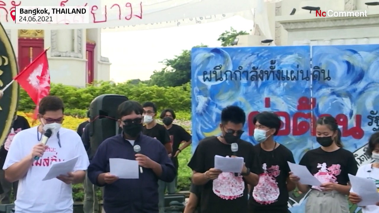 Jahrestag der Revolution: Protest in Thailand