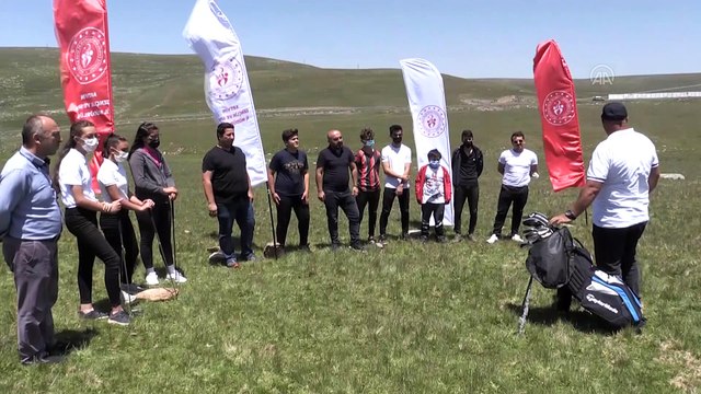 ARTVİN - 2 bin 400 rakımlı Kocabey Yaylası golf sporuyla şenlendi