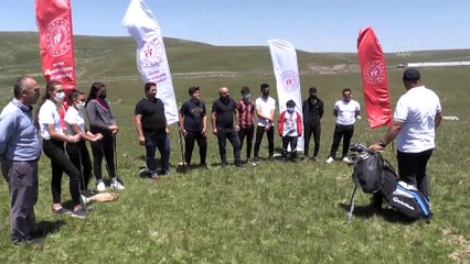 ARTVİN - 2 bin 400 rakımlı Kocabey Yaylası golf sporuyla şenlendi