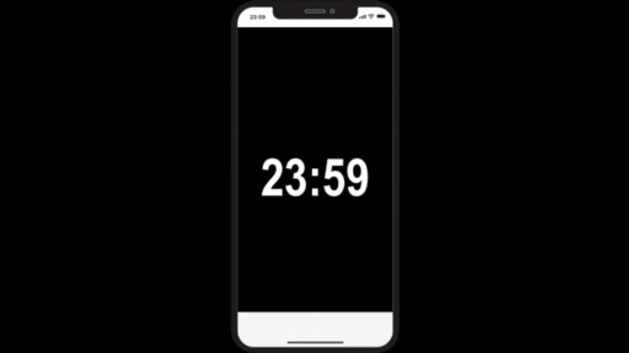 23:59 - 00:00, 1 second