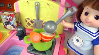 Baby Doli Food Cart And Cooking Toys Play